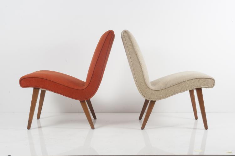 Bild 3 zu Objekt, Two 'Vostra' easy chairs, 1941, Jens Risom, Knoll, Walter, Herrenberg, 128A 45