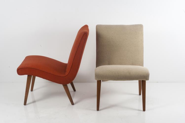 Bild 4 zu Objekt, Two 'Vostra' easy chairs, 1941, Jens Risom, Knoll, Walter, Herrenberg, 128A 45