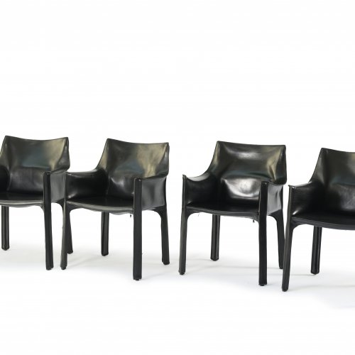 Four armchairs 'Cab 413', 1979