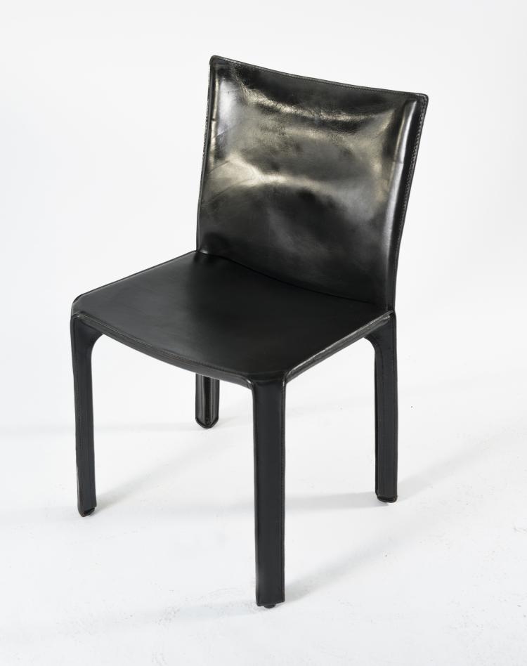 Bild 2 zu Objekt, Eight 'Cab 412' chairs, 1977, Mario Bellini, Cassina, Mailand, 128B 575