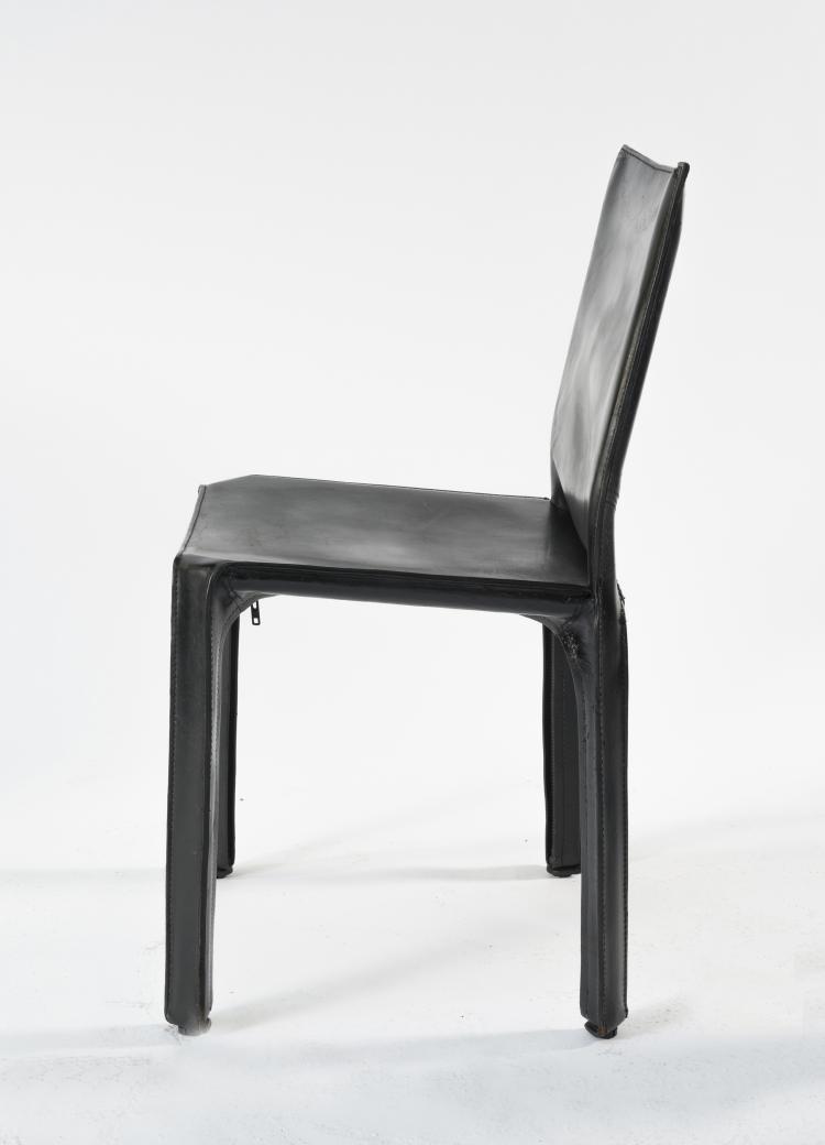 Bild 3 zu Objekt, Eight 'Cab 412' chairs, 1977, Mario Bellini, Cassina, Mailand, 128B 575