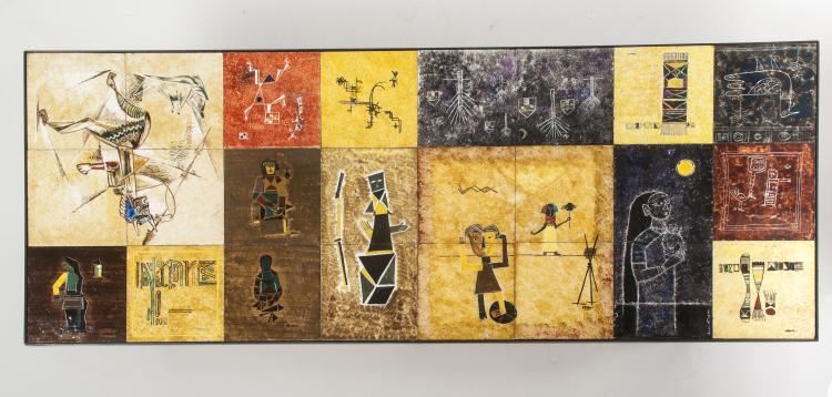 Bild 4 zu Objekt, Dreiteiliger Sofatisch, 1950er Jahre, Rosy Fernandez Diaz, Fernandez Diaz, Rosy, 128B 291