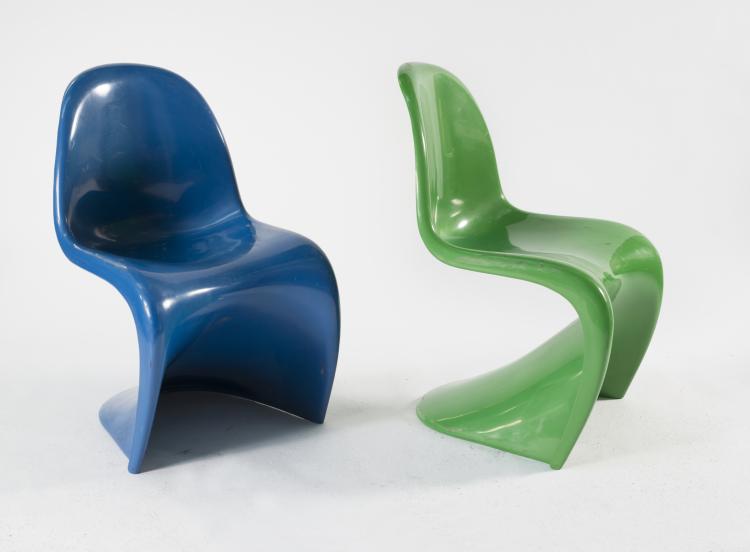 Bild 3 zu Objekt, Two 'Panton' chairs, 1962/67, Verner Panton, Fehlbaum Production, Weil am Rhein; Herman Miller, Zeeland, 128A 164