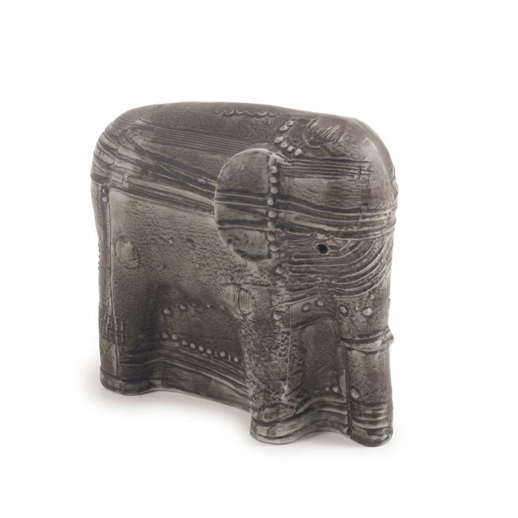 Hauptbild zu Objekt, Elefant, 1970er Jahre, Bertil Vallien, R&ouml;rstrands Porslinsfabriker, Lidk&ouml;ping, 128A 131