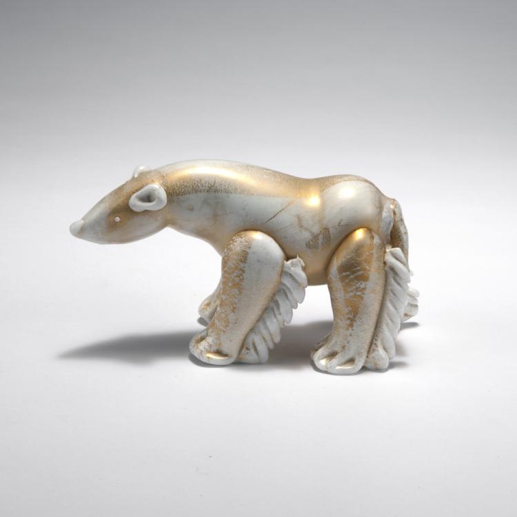 Bild 1 zu Objekt, Ameisenb&auml;r, 1933, Ercole Barovier, Barovier & Toso, Murano; Barovier & C., Vetreria Artistica, Murano, 128C 709