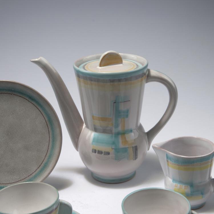 Bild 1 zu Objekt, 'Cologne' coffee set, c1928, Siegfried M&ouml;ller, Carstens-Uffrecht, Haldensleben, 129 635
