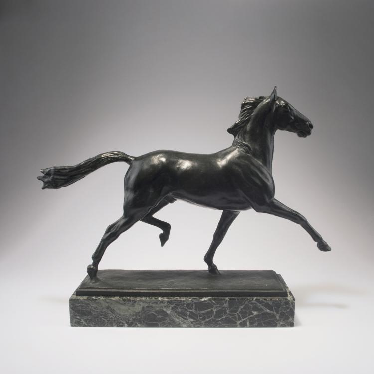 Hauptbild zu Objekt, Trotting Horse, c1908, Albert Hinrich Hussmann, 129 540