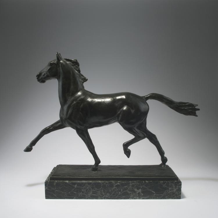 Bild 1 zu Objekt, Trotting Horse, c1908, Albert Hinrich Hussmann, 129 540