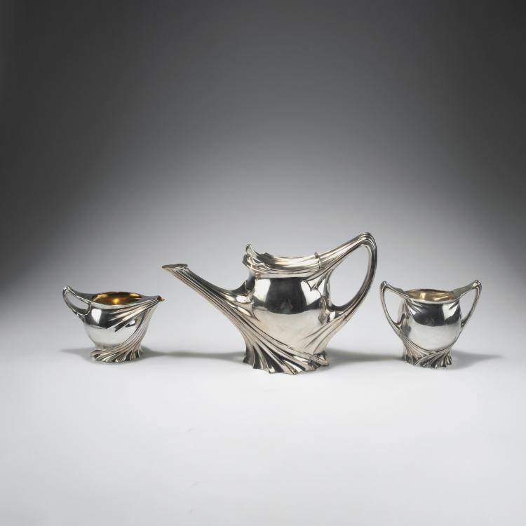Hauptbild zu Objekt, Coffee set, 1902, Paul Follot, Quist, F. W., Esslingen, 129 443