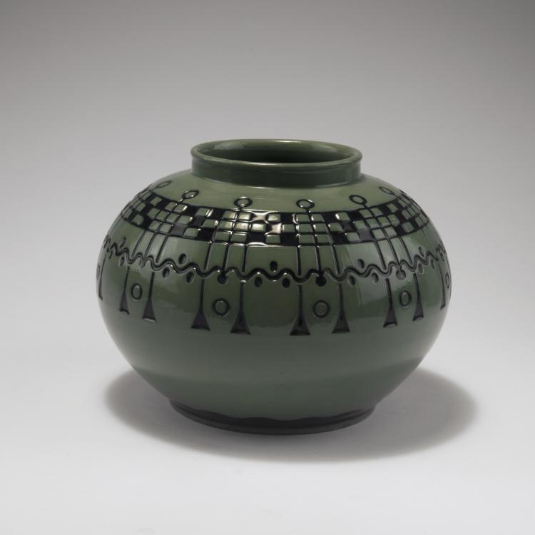 Hauptbild zu Objekt, Vase, c1905, Hans Eduard von Berlepsch-Valend&agrave;s, Merkelbach, Reinhold, Grenzhausen, 129 645