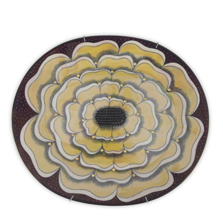 Hauptbild zu Objekt, Decorative plate, 1960s, Birger Kaipiainen, Arabia, Helsinki, 128A 133