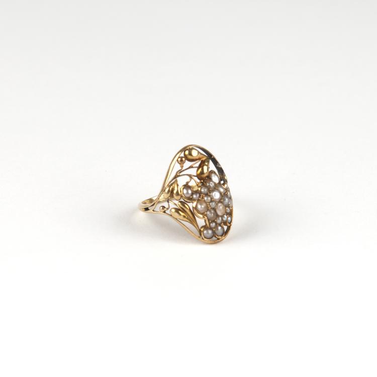 Bild 1 zu Objekt, Lady's ring, c1912, Josef Hoffmann, Wiener Werkst&auml;tte, 130A 2