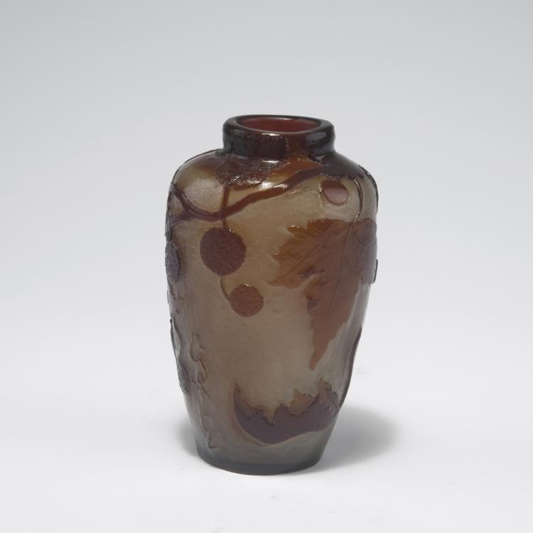 Bild 1 zu Objekt, 'Platane' vase, c1900, Gall&eacute;, Emile, Nancy, 129 152