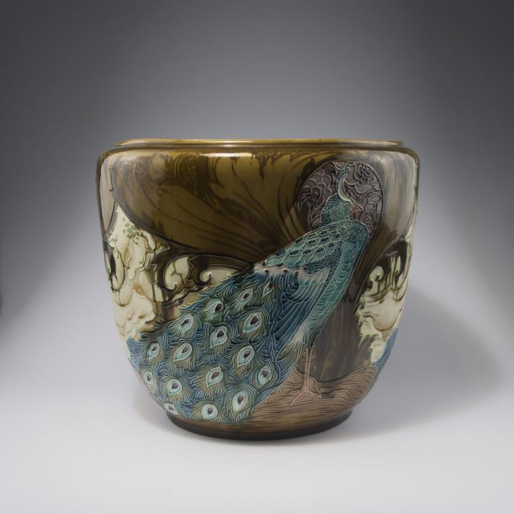 Hauptbild zu Objekt, Cachepot, c1900, Mintons China Works, Stoke-on-Trent, 129 647