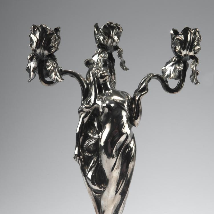 Bild 1 zu Objekt, Two candelabrums, c1900, Bonnefond, C. Paris, 129 434