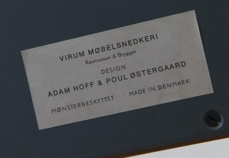 Bild 5 zu Objekt, Coat rack, 1962, Adam Hoff, Rasmussen & Brygger, Virum M&ouml;belsnedkeri, D&auml;nemark, 128A 157