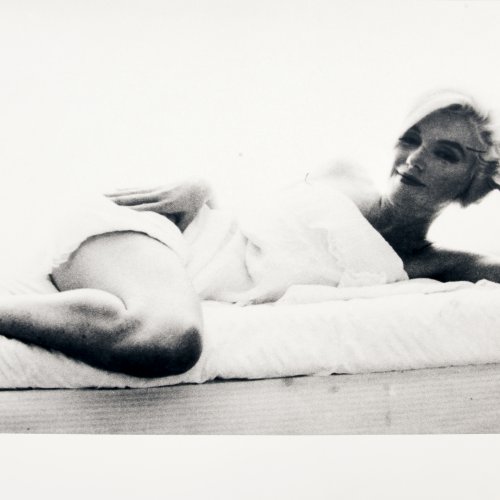 'Marilyn Monroe in Bed' aus last sitting, 1962