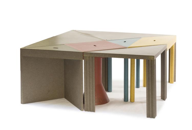 Hauptbild zu Objekt, Tisch 'Tangram', 1983, Massimo Morozzi, Cassina, Mailand, 128B 585