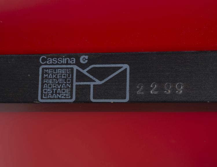 Bild 2 zu Objekt, Armlehnsessel 'Rot-Blau', 1918, Gerrit Rietveld, Cassina, Mailand, 128B 195