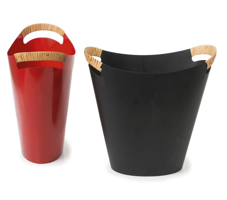 Hauptbild zu Objekt, Zwei Papierk&ouml;rbe, um 1955, Finn Juhl, &Oslash;rskov, Torben, & Co., Kopenhagen, 128A 107