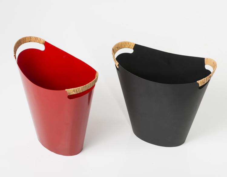 Bild 1 zu Objekt, Zwei Papierk&ouml;rbe, um 1955, Finn Juhl, &Oslash;rskov, Torben, & Co., Kopenhagen, 128A 107