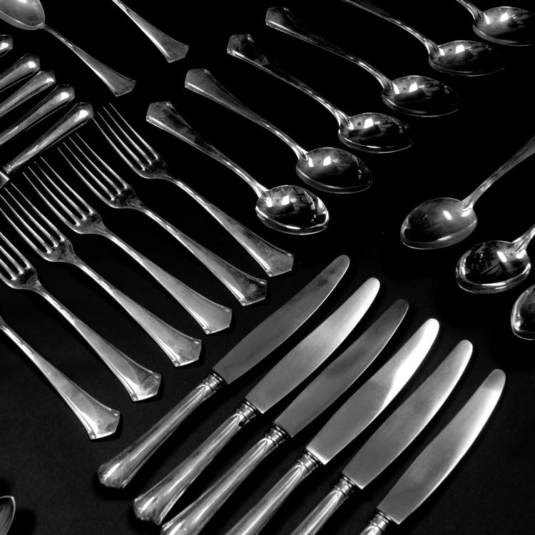 Bild 1 zu Objekt, Speisebesteck '6200', um 1903, Peter Behrens, Bahner, Franz, D&uuml;sseldorf, 129 398