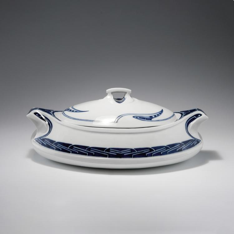 Bild 1 zu Objekt, Large 'Whiplash' turreen, 1903-04, Henry van de Velde, Meissen, KPM, 130A 21