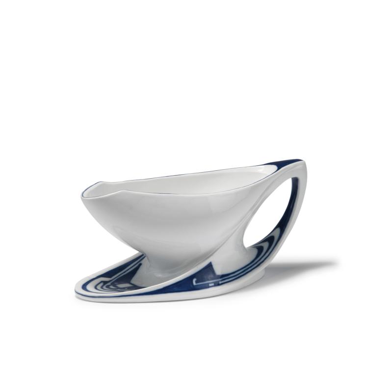 Hauptbild zu Objekt, Sauciere 'Peitschenhieb', 1903-04, Henry van de Velde, Meissen, KPM, 130A 22