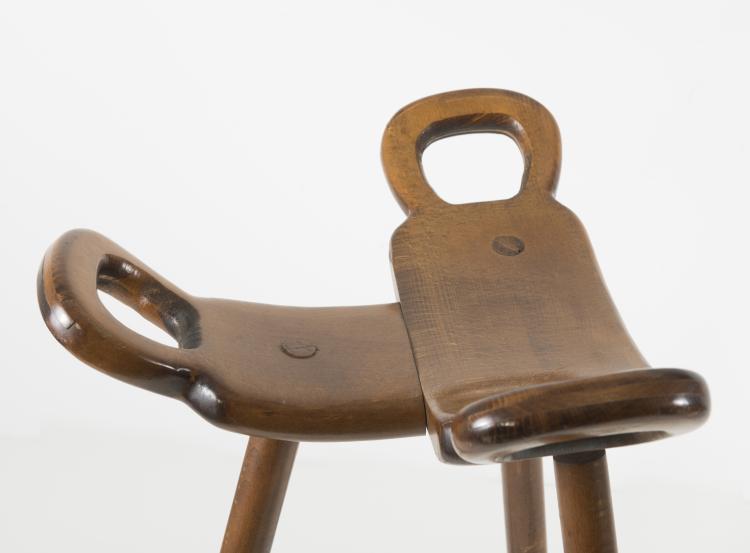 Bild 3 zu Objekt, Vier Barhocker, 1950er Jahre, Skandinavien, 128A 82