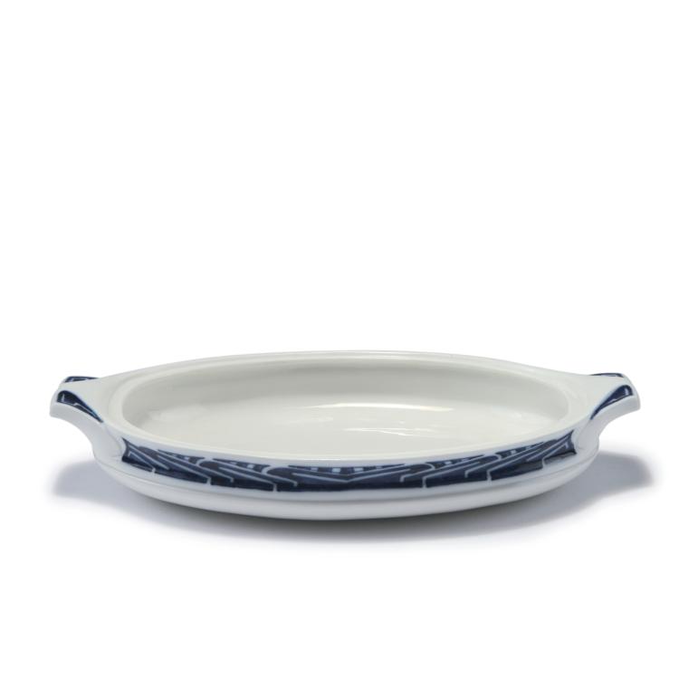 Hauptbild zu Objekt, 'Whiplash' salad bowl, 1903-04, Henry van de Velde, Meissen, KPM, 130A 27