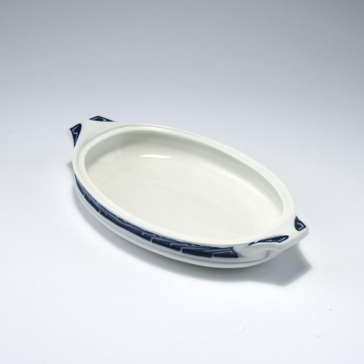Bild 1 zu Objekt, 'Whiplash' salad bowl, 1903-04, Henry van de Velde, Meissen, KPM, 130A 27