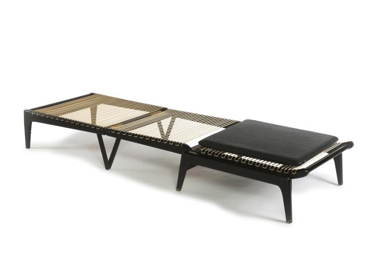 Hauptbild zu Objekt, 'Scooby Doo' folding chair/daybed, c1960, Georges Adrien Tigien, Frankreich, 128B 416