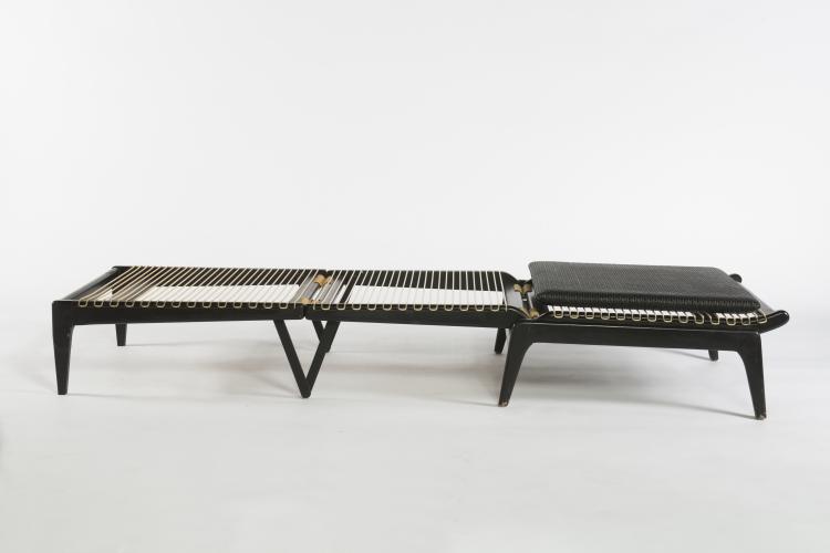 Bild 1 zu Objekt, 'Scooby Doo' folding chair/daybed, c1960, Georges Adrien Tigien, Frankreich, 128B 416