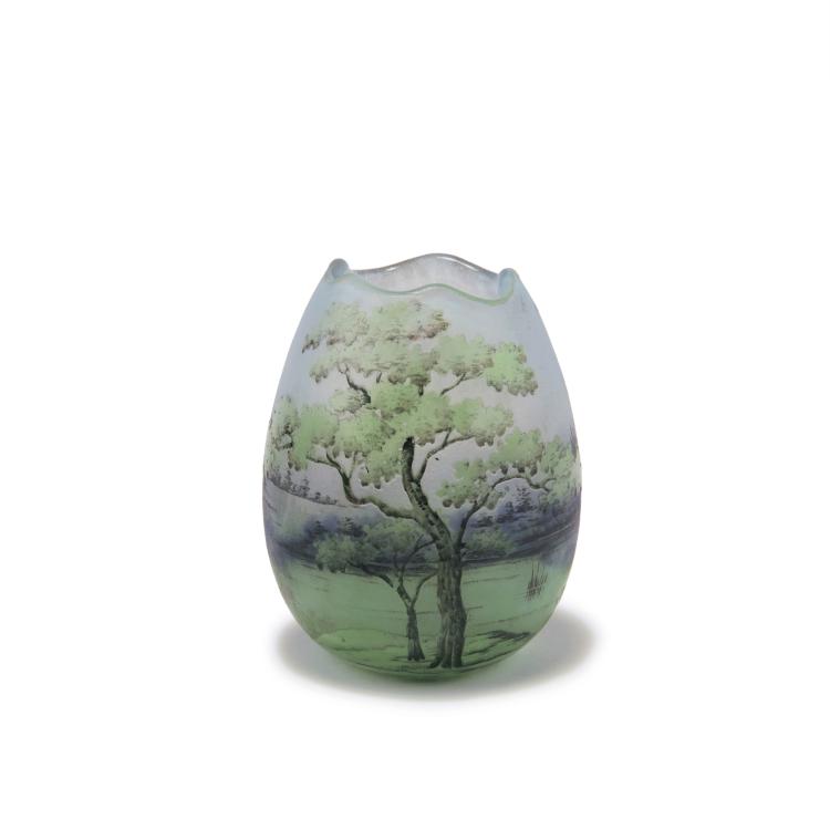 Hauptbild zu Objekt, 'Arbres en &eacute;t&eacute;' vase, 1903-05, Daum Fr&egrave;res, Nancy, 129 43