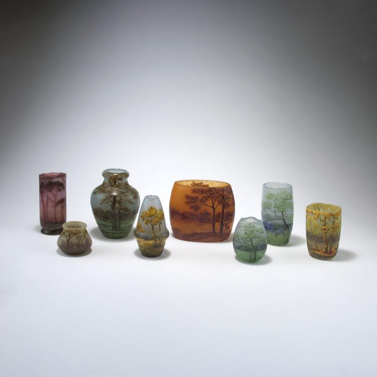 Bild 3 zu Objekt, 'Arbres en &eacute;t&eacute;' vase, 1903-05, Daum Fr&egrave;res, Nancy, 129 43