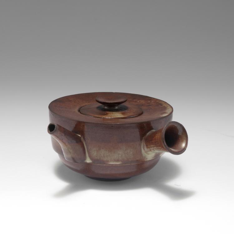 Bild 1 zu Objekt, &Auml;u&szlig;erst seltenes Tee-Extrakt-K&auml;nnchen, 1923, Theodor Bogler, Dornburg, Keramische Werkstatt, 130A 56