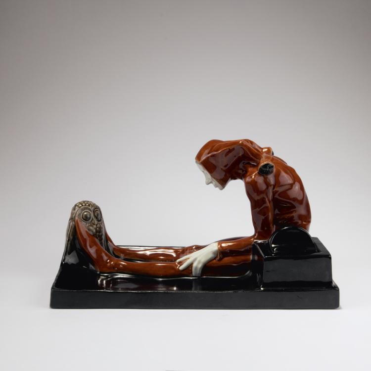 Hauptbild zu Objekt, 'Till Eulenspiegel' stationery, 1907, Vereinigte Wiener und Gmundner Keramik, 130A 8