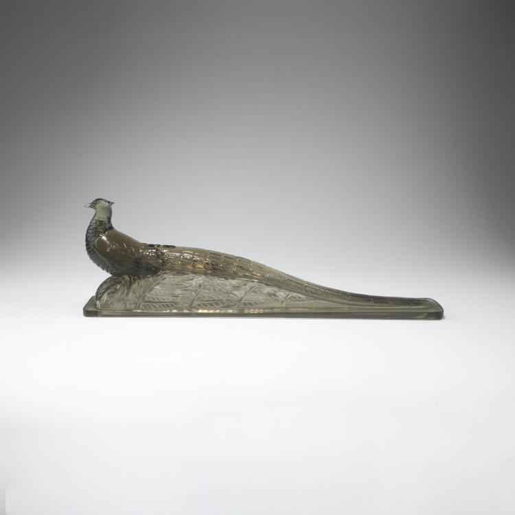 Bild 1 zu Objekt, Pheasant, c1930, Verlys; Verrerie des Andelys, 129 293