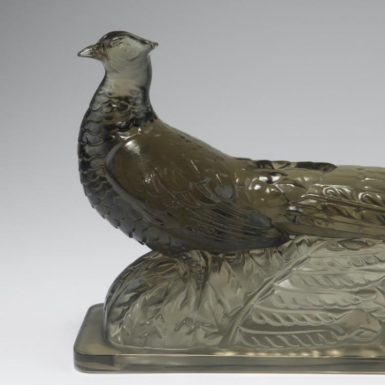 Bild 2 zu Objekt, Pheasant, c1930, Verlys; Verrerie des Andelys, 129 293