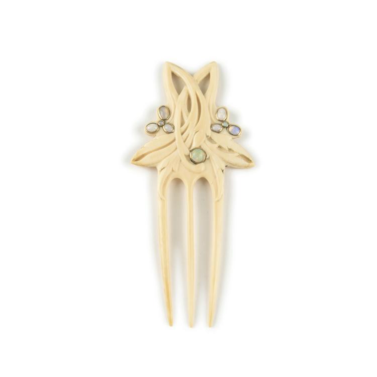 Hauptbild zu Objekt, Decorative comb, c1900, Paris, 129 387