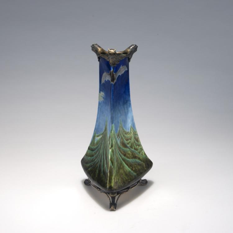 Bild 1 zu Objekt, Vase 'La Nuit', Modell f&uuml;r die Pariser Weltausstellung, 1900, Feuill&acirc;tre, Eug&egrave;ne, Paris, 129 409