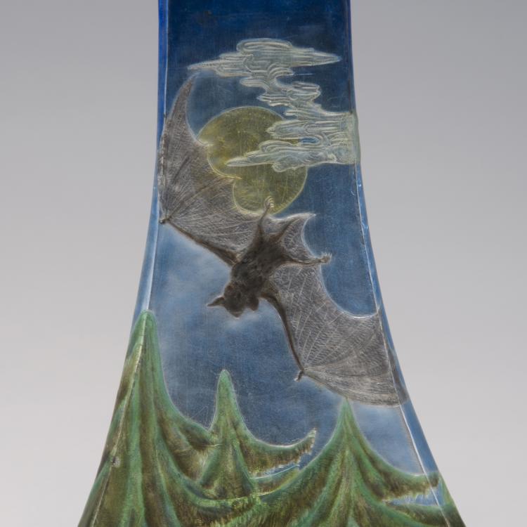 Bild 2 zu Objekt, Vase 'La Nuit', Modell f&uuml;r die Pariser Weltausstellung, 1900, Feuill&acirc;tre, Eug&egrave;ne, Paris, 129 409