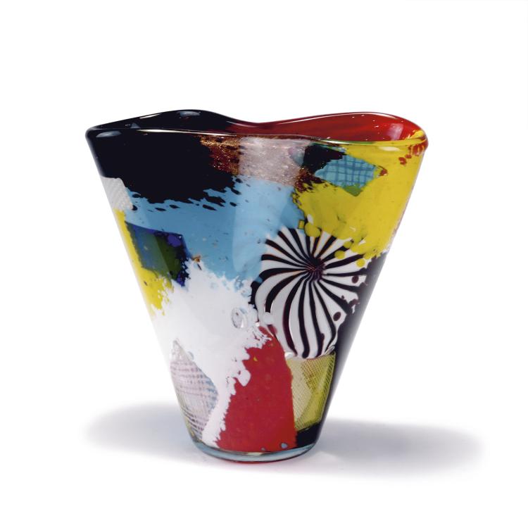Hauptbild zu Objekt, Vase 'Oriente', um 1953, Dino Martens, Toso, Aureliano, Murano, 128C 739