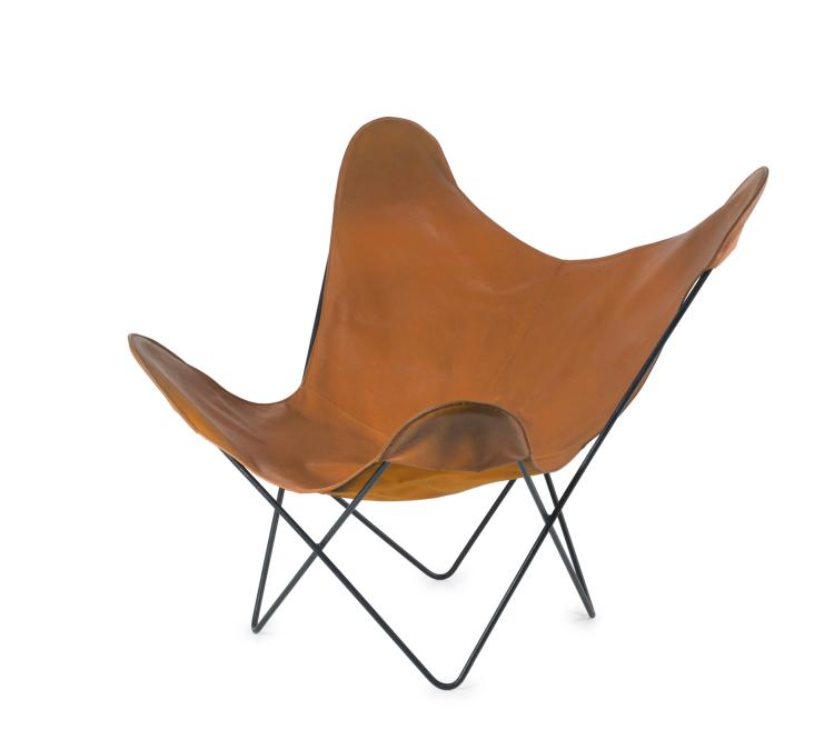 Hauptbild zu Objekt, 'Bat' - 'Butterfly' easy chair, 1938, Jorge Ferrari-Hardoy, Knoll International, New York (zugeschrieben), 131B 280