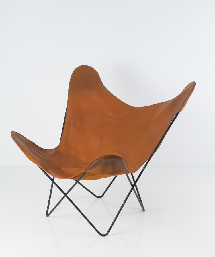 Bild 2 zu Objekt, 'Bat' - 'Butterfly' easy chair, 1938, Jorge Ferrari-Hardoy, Knoll International, New York (zugeschrieben), 131B 280