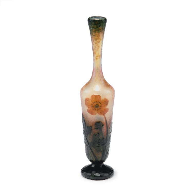 Hauptbild zu Objekt, 'An&eacute;mones' vase, c1899, Daum Fr&egrave;res, Nancy, 129 30