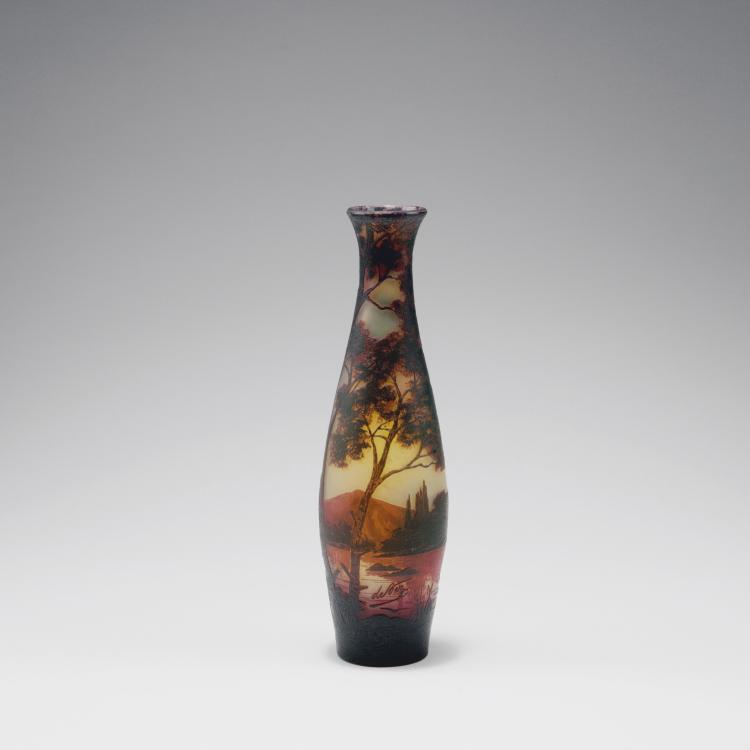 Hauptbild zu Objekt, Vase with mountain lake, 1915-20, De Vez, Tutr&eacute; de Varreux, Camille, 129 129