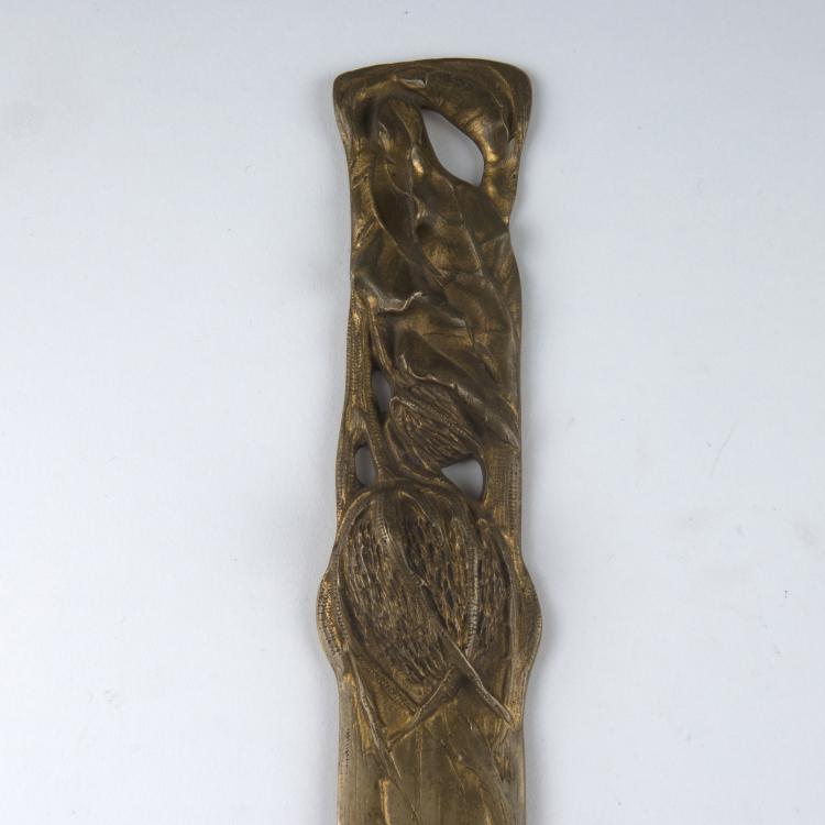Bild 1 zu Objekt, 'Thistle' letter opener, c1900, Marionnet, Albert, Paris, 129 509