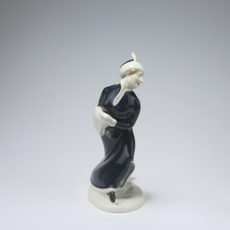 Bild 1 zu Objekt, Ice skater, 1911, Hermann Hubatsch, Berlin, KPM, 129 575