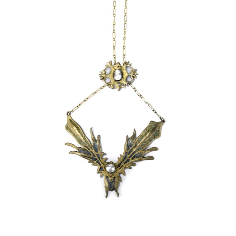 Hauptbild zu Objekt, Pendant with Sautoir, exhibited at the Paris Salon 1903, Boutet de Monvel, Charles, 129 375